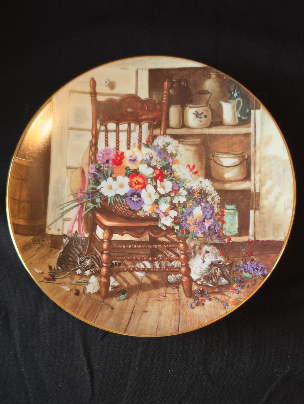 George - Country Cuttings By Glenna Kurz Decorative Plate